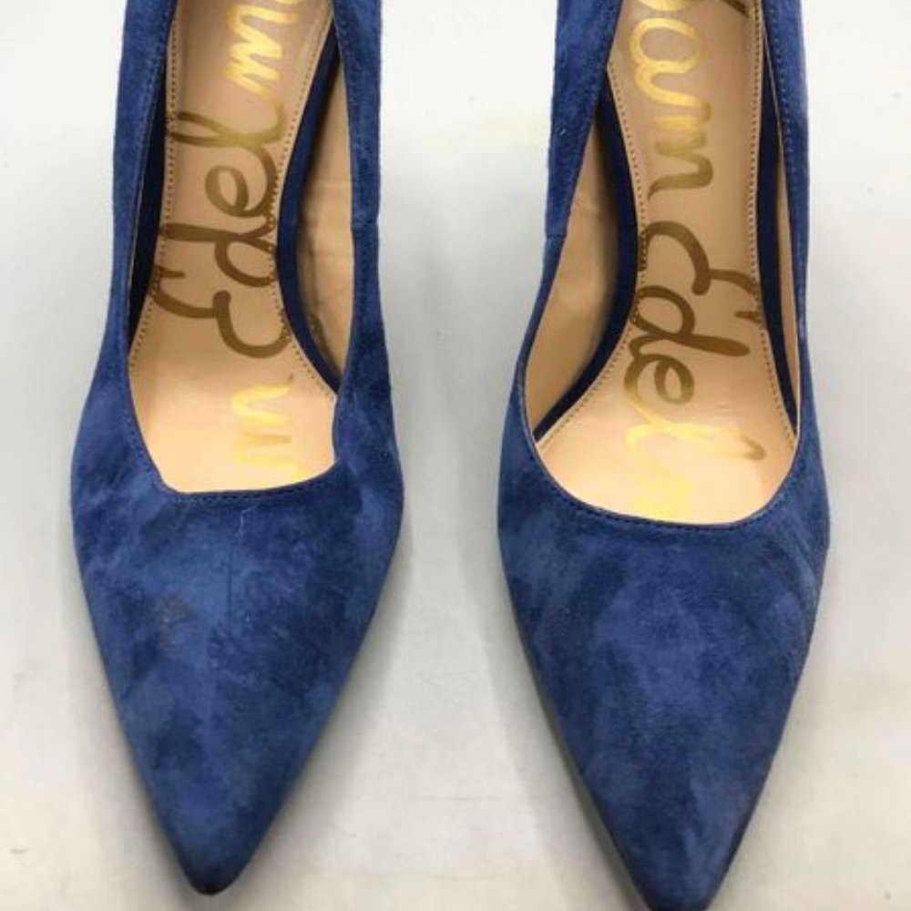 Sam Edelman Heels SZ 9 blue suede